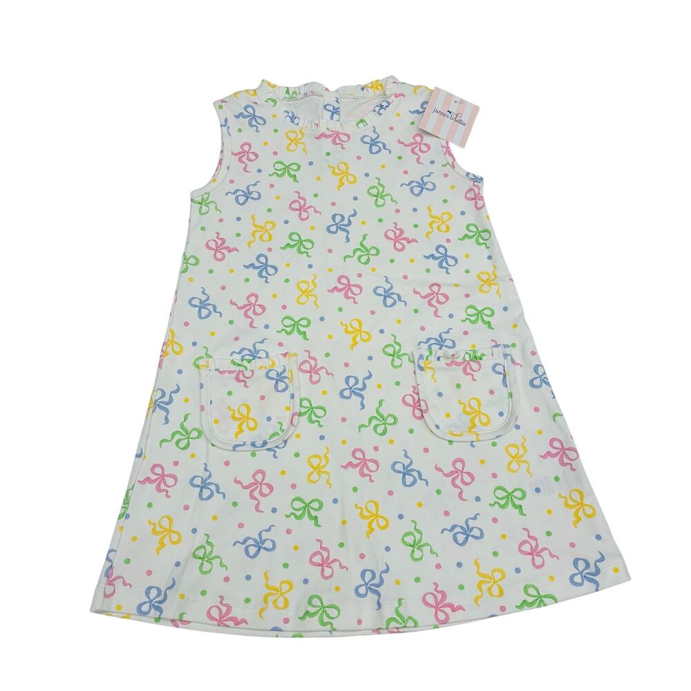 NWT James & Lottie Size 6 Margot Dress in Pastel Bows